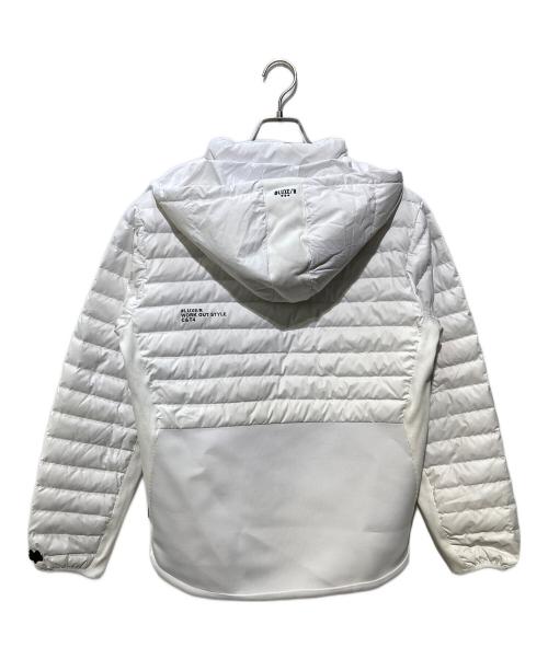 LUXE/R（ラグジュ）LUXE/R (ラグジュ) フード着脱式切替ダウンフェザージャケット ホワイト サイズ:Lの古着・服飾アイテム