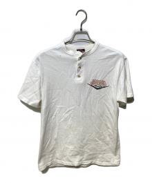 HARLEY-DAVIDSON（ハーレーダビッドソン）の古着「ヘンリーネックTシャツ」｜ホワイト