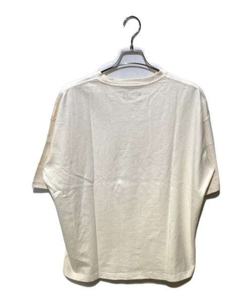 genzai（ゲンザイ）genzai (ゲンザイ) TEAM TOMODACHI (チームトモダチ) Tシャツ ベージュ サイズ:Lの古着・服飾アイテム