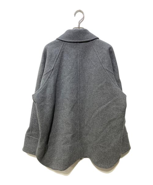 Adam et Rope（アダム エ ロペ）Adam et Rope (アダム エ ロペ) Super140'sメルトンシャツコート グレー サイズ:SIZE36の古着・服飾アイテム