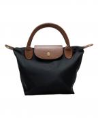 LONGCHAMPロンシャン）の古着「2WAYバッグ」｜ブラック