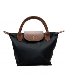 LONGCHAMP（ロンシャン）の古着「2WAYバッグ」｜ブラック