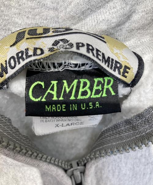 CAMBER（キャンバー）CAMBER (キャンバー) ジップパーカー グレー サイズ:XLの古着・服飾アイテム