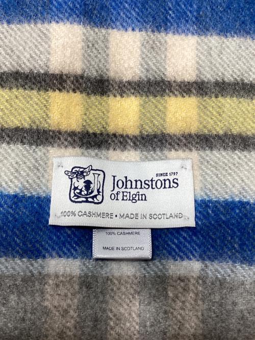JOHNSTONS OF ELGIN（ジョンストンズ オブ エルガン）JOHNSTONS OF ELGIN (ジョンストンズ オブ エルガン) カシミアマフラー グレーの古着・服飾アイテム