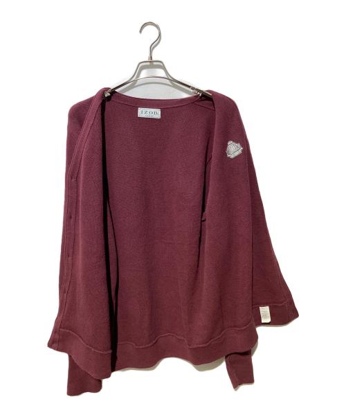 IZOD（アイゾッド）IZOD (アイゾッド) カーディガン ワインレッド サイズ:Lの古着・服飾アイテム