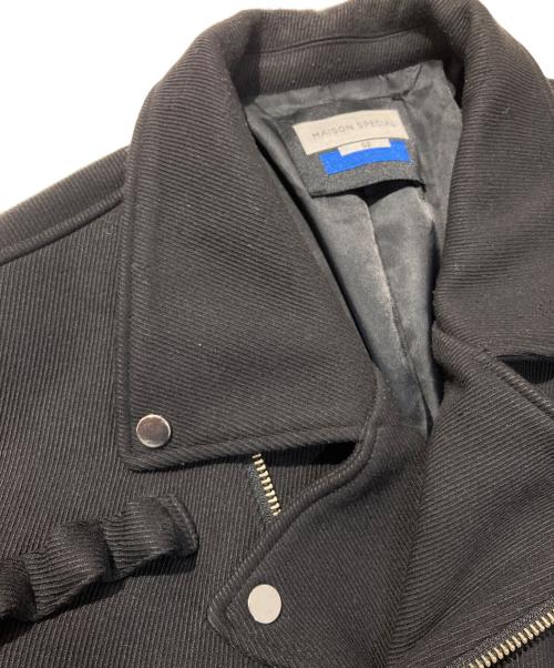 MAISON SPECIAL（メゾンスペシャル）MAISON SPECIAL (メゾンスペシャル) ダブルライダースジャケット ブラック サイズ:SIZE 02の古着・服飾アイテム
