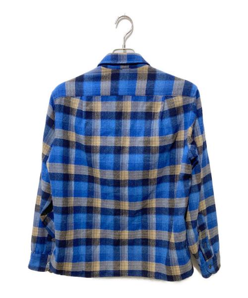 PENDLETON（ペンドルトン）PENDLETON (ペンドルトン) チェックウールシャツ ブルー サイズ:15 1/2の古着・服飾アイテム