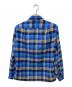 PENDLETON (ペンドルトン) チェックウールシャツ ブルー サイズ:15 1/2：12000円