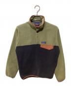 Patagoniaパタゴニア）の古着「ライトウェイトシンチラ スナップT」｜グリーン×グレー