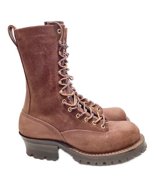 DREW'S BOOTS（ドリューズ ブーツ）DREW'S BOOTS (ドリューズ ブーツ) ALL BROWN ROUGHOUT　ブーツ ブラウン サイズ:8Fの古着・服飾アイテム