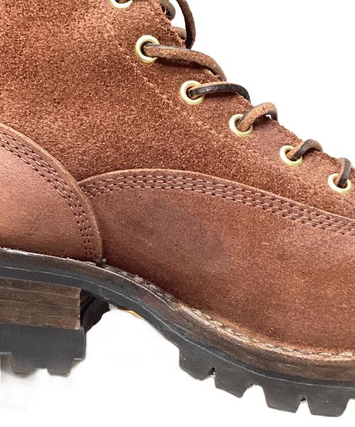 DREW'S BOOTS（ドリューズ ブーツ）DREW'S BOOTS (ドリューズ ブーツ) ALL BROWN ROUGHOUT　ブーツ ブラウン サイズ:8Fの古着・服飾アイテム