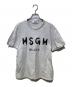 MSGM（エムエスジーエム）の古着「ロゴTシャツ」｜グレー