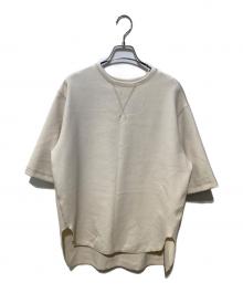 Whim Gazette（ウィムガゼット）の古着「Vガゼットハーフスリーブプルオーバー」｜ベージュ