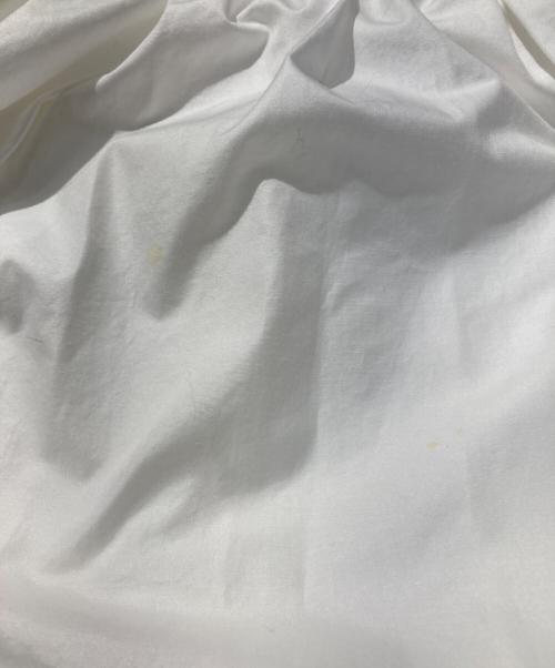 MACPHEE（マカフィー）MACPHEE (マカフィー) クリスピータフタ ギャザーロングスカート ホワイト サイズ:38の古着・服飾アイテム