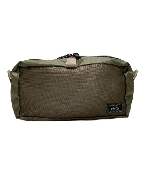 PORTER（ポーター）PORTER (ポーター) SNACK PACK POUCH オリーブの古着・服飾アイテム