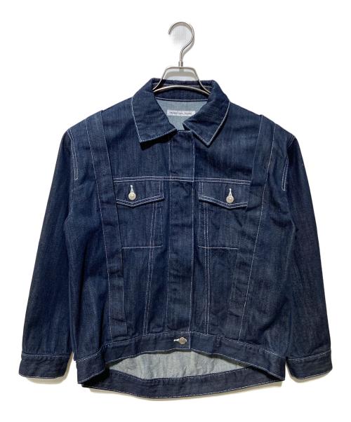 MARECHAL TERRE（マルシャルテル）MARECHAL TERRE (マルシャルテル) バックプリーツデニムジャケット インディゴ サイズ:2の古着・服飾アイテム