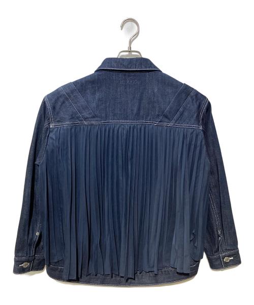 MARECHAL TERRE（マルシャルテル）MARECHAL TERRE (マルシャルテル) バックプリーツデニムジャケット インディゴ サイズ:2の古着・服飾アイテム