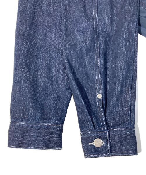 MARECHAL TERRE（マルシャルテル）MARECHAL TERRE (マルシャルテル) バックプリーツデニムジャケット インディゴ サイズ:2の古着・服飾アイテム