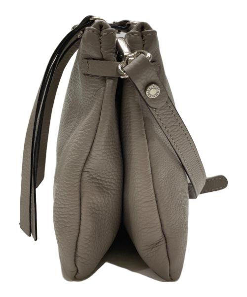 GIANNI CHIARINI（ジャンニ キアリーニ）GIANNI CHIARINI (ジャンニ キアリーニ) レザーショルダーバッグ グレーの古着・服飾アイテム