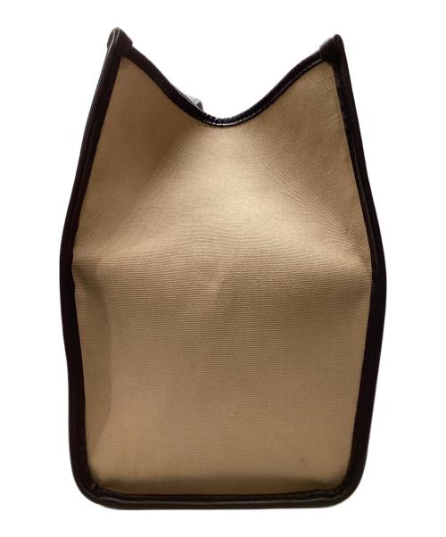 GIANNI CHIARINI（ジャンニ キアリーニ）GIANNI CHIARINI (ジャンニ キアリーニ) キャンバストートバッグ ベージュの古着・服飾アイテム