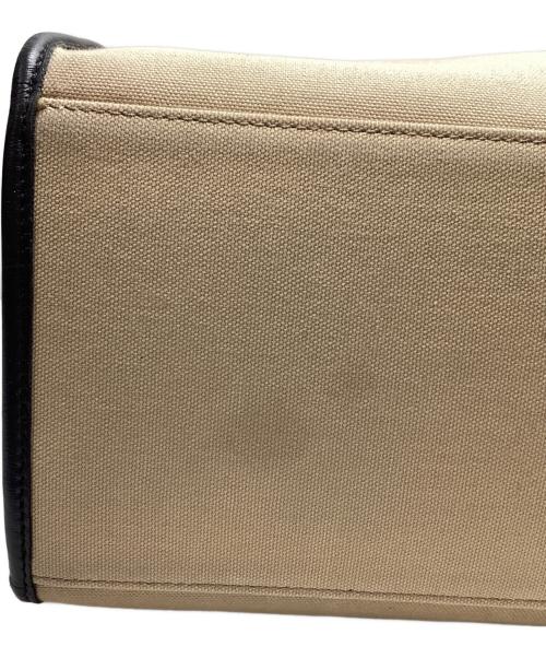 GIANNI CHIARINI（ジャンニ キアリーニ）GIANNI CHIARINI (ジャンニ キアリーニ) キャンバストートバッグ ベージュの古着・服飾アイテム