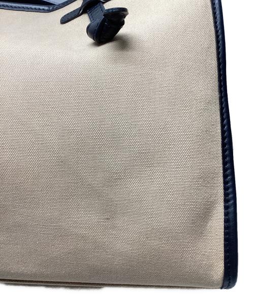 GIANNI CHIARINI（ジャンニ キアリーニ）GIANNI CHIARINI (ジャンニ キアリーニ) キャンバストートバッグ ベージュの古着・服飾アイテム
