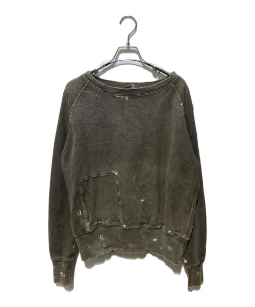 KAPITAL（キャピタル）KAPITAL (キャピタル) ダメージスウェット ブラウン サイズ:2の古着・服飾アイテム