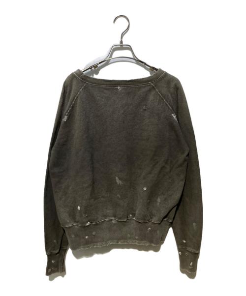 KAPITAL（キャピタル）KAPITAL (キャピタル) ダメージスウェット ブラウン サイズ:2の古着・服飾アイテム