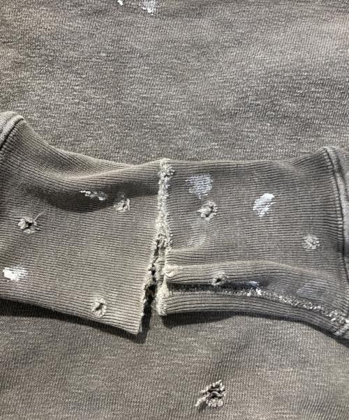 KAPITAL（キャピタル）KAPITAL (キャピタル) ダメージスウェット ブラウン サイズ:2の古着・服飾アイテム
