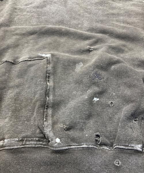 KAPITAL（キャピタル）KAPITAL (キャピタル) ダメージスウェット ブラウン サイズ:2の古着・服飾アイテム