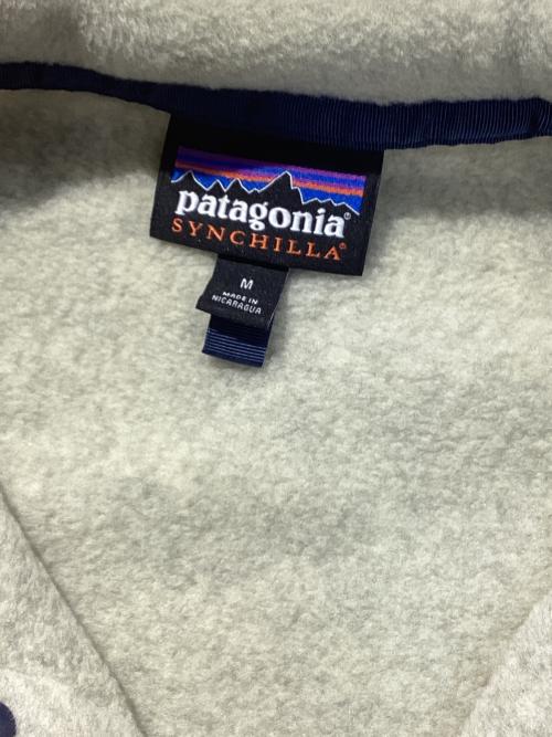 Patagonia（パタゴニア）Patagonia (パタゴニア) ライトウェイト・シンチラ・スナップT ホワイト サイズ:Mの古着・服飾アイテム