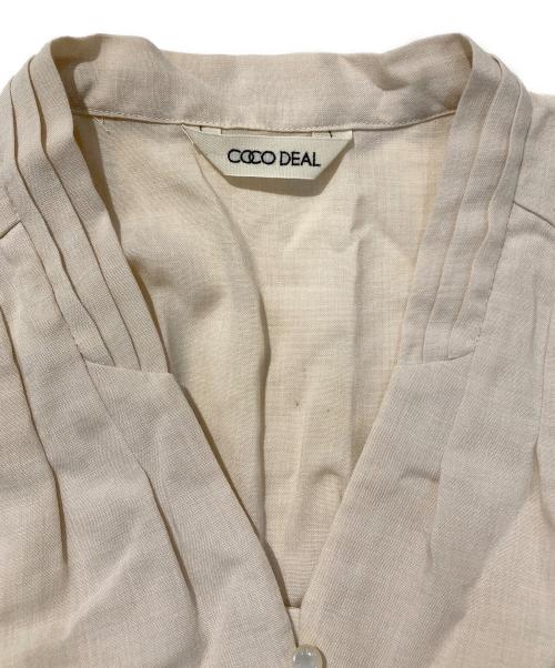 COCODEAL（ココディール）COCODEAL (ココディール) ニットコルセットワンピース ベージュ サイズ:2の古着・服飾アイテム