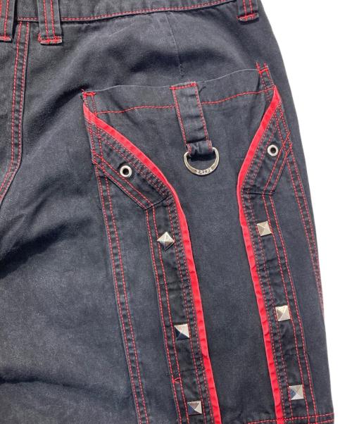TRIPP NYC（トリップニューヨークシティー）TRIPP NYC (トリップニューヨークシティー) ボンテージワンドパンツ ブラック サイズ:XLの古着・服飾アイテム