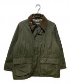 Barbourバブアー）の古着「BEDALE ポリエステル×コットン オイルドジャケット」｜オリーブ