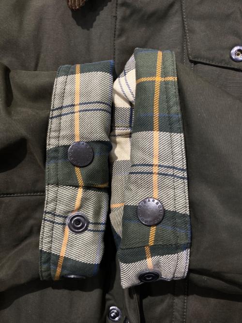 Barbour（バブアー）Barbour (バブアー) BEDALE ポリエステル×コットン オイルドジャケット オリーブ サイズ:38の古着・服飾アイテム