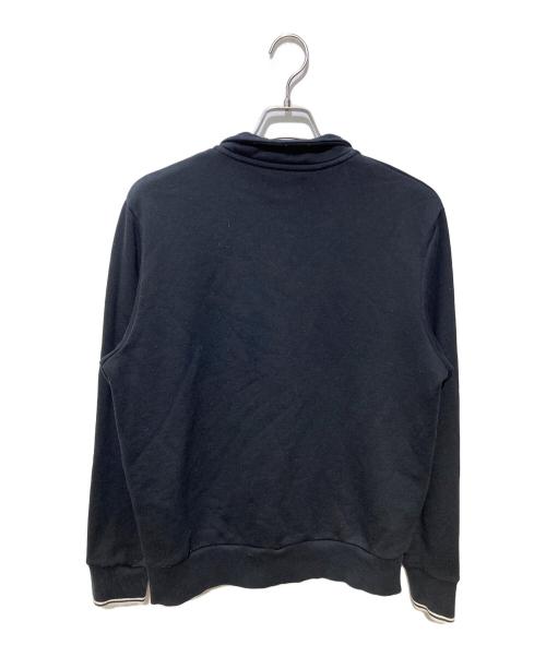 FRED PERRY（フレッドペリー）FRED PERRY (フレッドペリー) ハーフジップスウェット ブラック サイズ:Lの古着・服飾アイテム