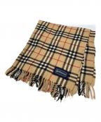 Burberry'sバーバリーズ）の古着「ノバチェックマフラー」｜ベージュ