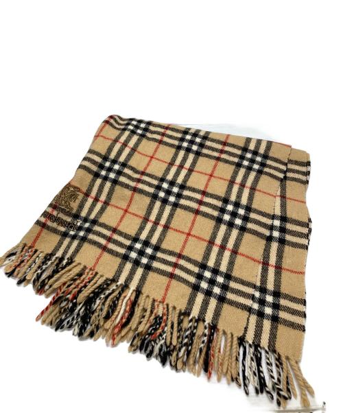Burberry's（バーバリーズ）Burberry's (バーバリーズ) ノバチェックマフラー ベージュの古着・服飾アイテム