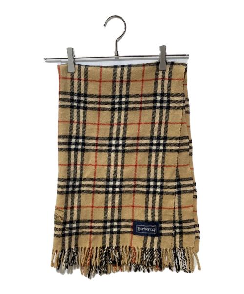 Burberry's（バーバリーズ）Burberry's (バーバリーズ) ノバチェックマフラー ベージュの古着・服飾アイテム