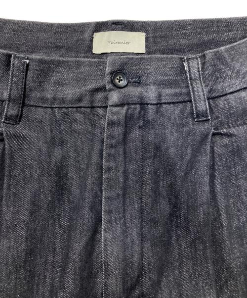 Toironier（トワロニエ）Toironier (トワロニエ) デニムパンツ ブラック サイズ:Sの古着・服飾アイテム