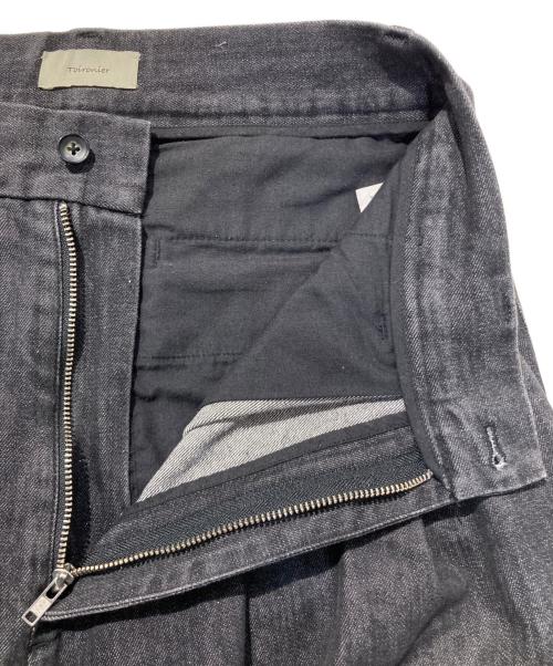 Toironier（トワロニエ）Toironier (トワロニエ) デニムパンツ ブラック サイズ:Sの古着・服飾アイテム