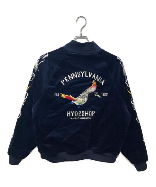 Hyo-Hyo（ホヨホヨ）Hyo-Hyo (ホヨホヨ) スタジャン ネイビー サイズ:Lの古着・服飾アイテム