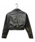 ZARA (ザラ) フェイクレザージャケット ブラック サイズ:S：5000円