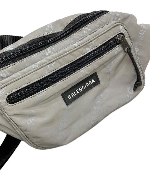 BALENCIAGA（バレンシアガ）BALENCIAGA (バレンシアガ) パワーオブドリームスプリントヒップバッグ グレーの古着・服飾アイテム