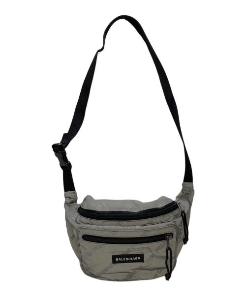BALENCIAGA（バレンシアガ）BALENCIAGA (バレンシアガ) パワーオブドリームスプリントヒップバッグ グレーの古着・服飾アイテム