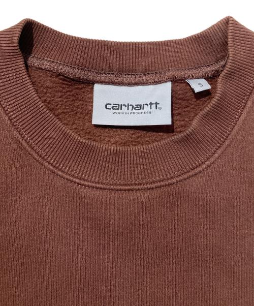 CarHartt（カーハート）CarHartt (カーハート) 裏起毛スウェット ブラウン サイズ:Sの古着・服飾アイテム