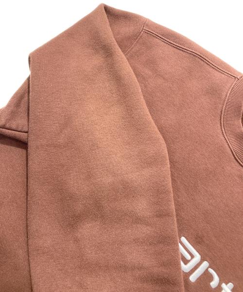 CarHartt（カーハート）CarHartt (カーハート) 裏起毛スウェット ブラウン サイズ:Sの古着・服飾アイテム