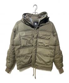 G-STAR RAW（ジースターロゥ）の古着「Field Hooded Puffer Jacket」｜オリーブ