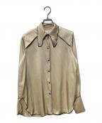TODAYFULトゥデイフル）の古着「LIFEs Mellow Stitch Shirts」｜ベージュ