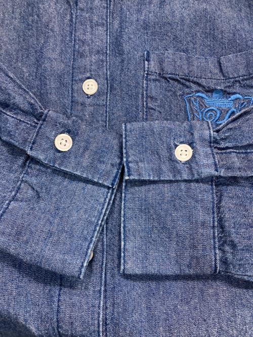 Q.anos（キュアノス）Q.anos (キュアノス) エンブレムシャツ インディゴ サイズ:FREEの古着・服飾アイテム